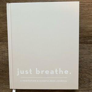 Just Breathe Meditation & Mindfulness Journal - Cream